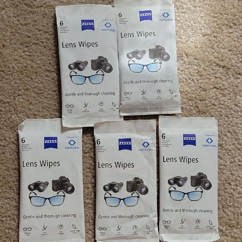 Free With Any Other Purchase! Zeiss Lens Wipes - Gentle Cleaning Solution